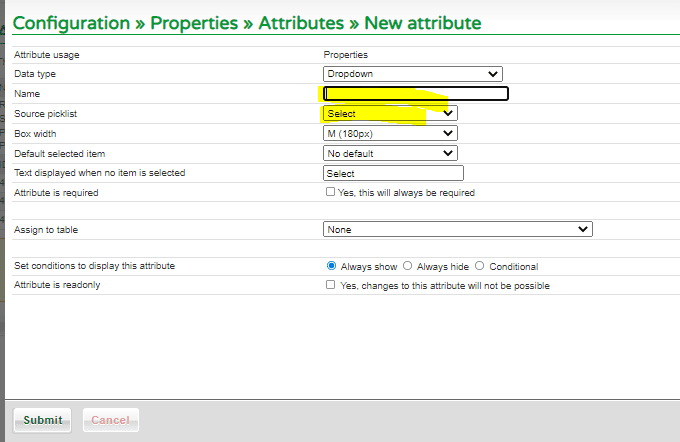 Attributes